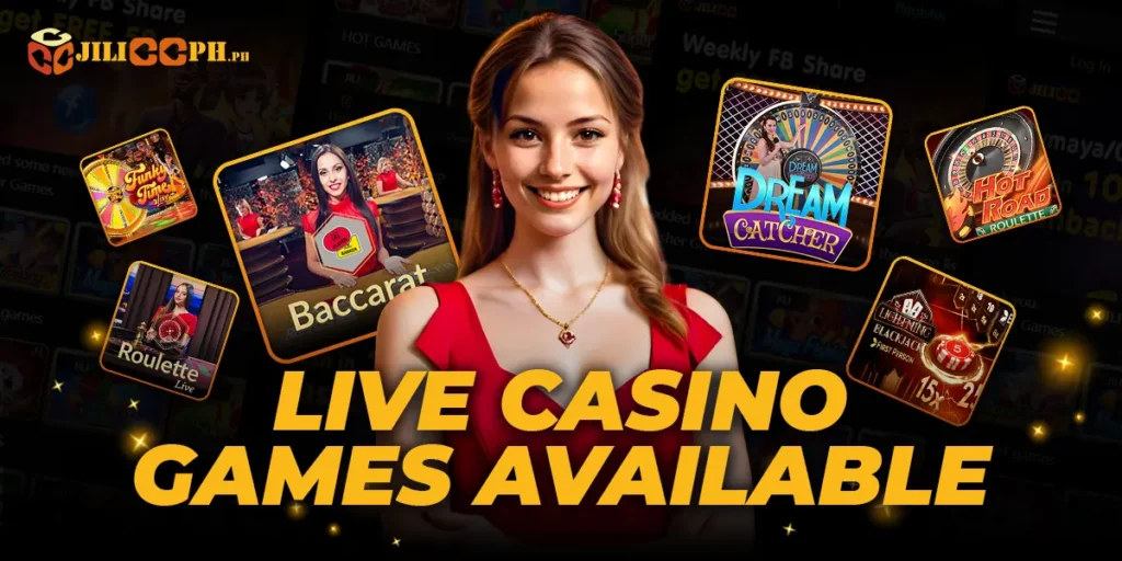 Live Casino Games Available at JILICC