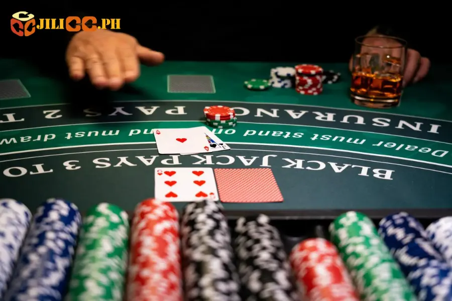 Gameplay in Progressive Blackjack at Jilicc