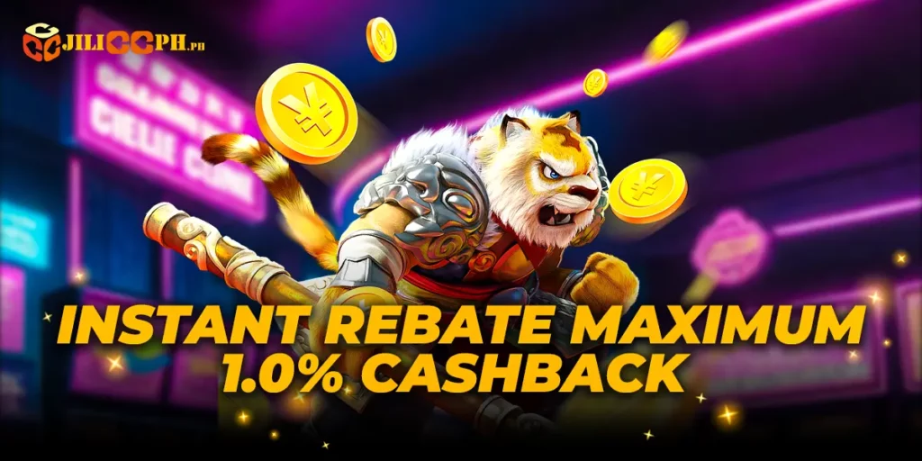 Instant Rebate Maximum 1.0% Cashback at Jilicc